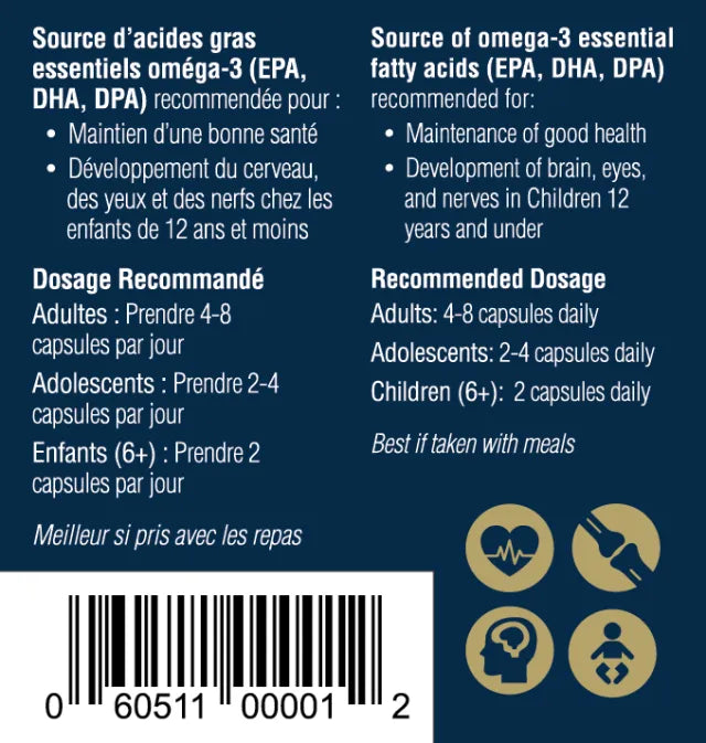 Capsules d'huile de phoque du Groenland