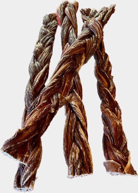 Jerky sticks tressés