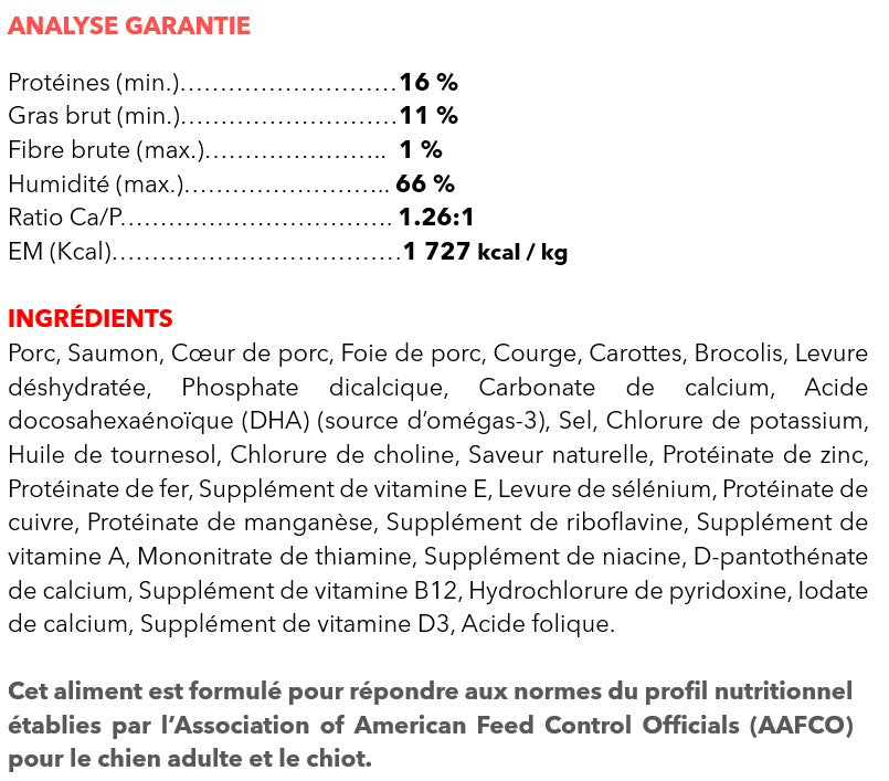 Mélange Campagnard Porc & Saumon