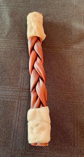 Tresse de collagène avec bouts enveloppés