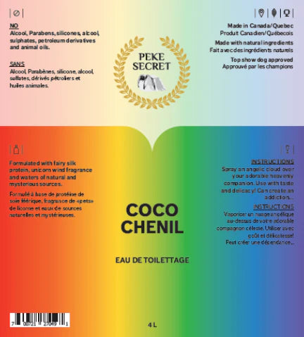 Eau de toilettage Coco chenil