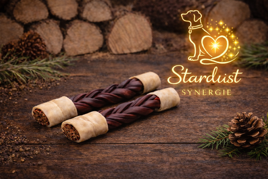 Tresse de collagène avec bouts enveloppés